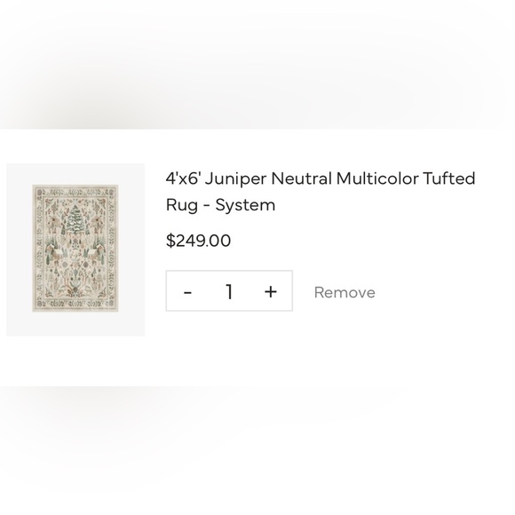 ***SOLD***BRAND NEW Juniper Neutral Multicolor Tufted Rug by Ruggable. - Picture 4 of 4